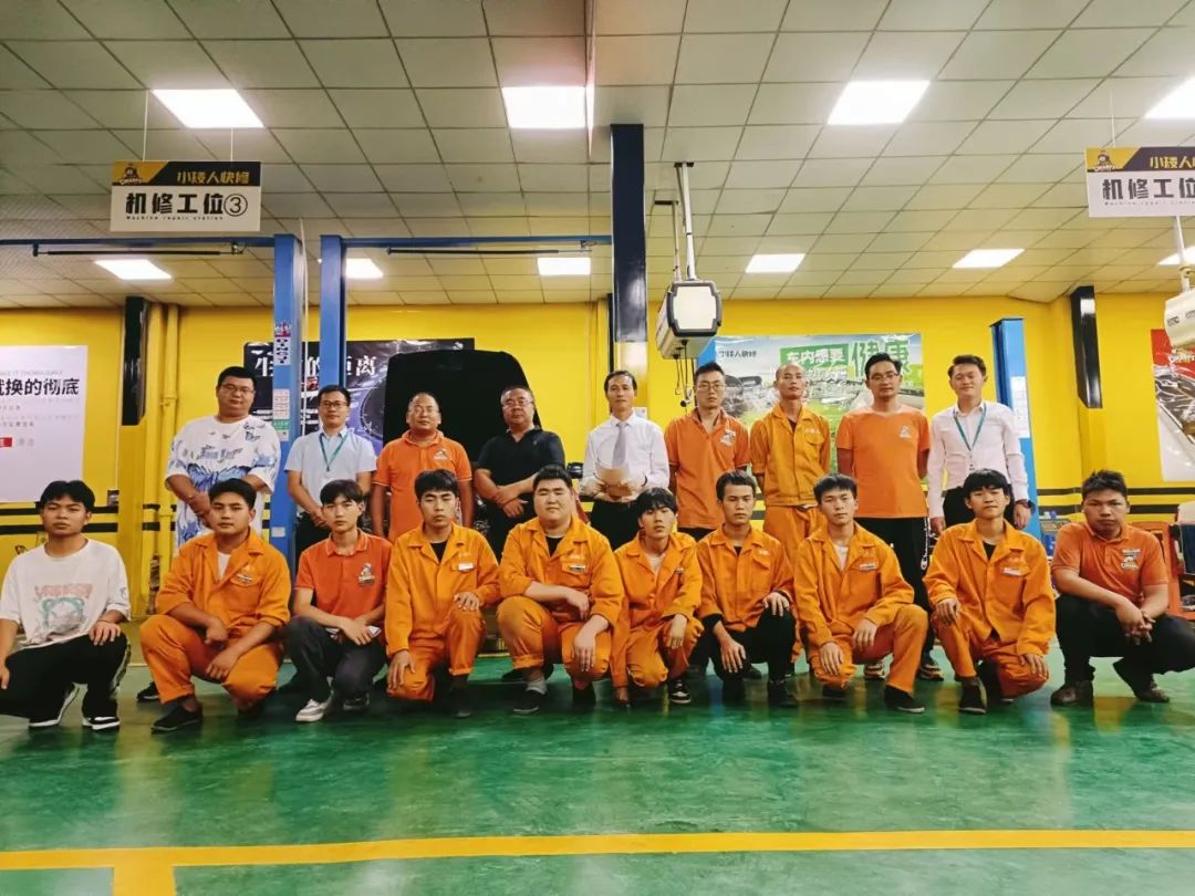 【就业创业】校企共育人 月度严考核——工信沐鸣汽修专业工学交替实录